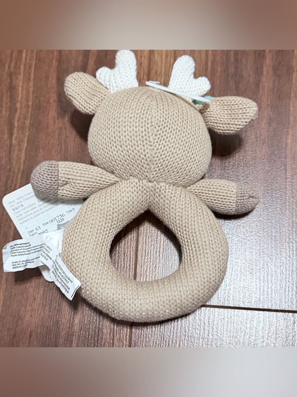 Cotton Knitted Rattles - Picture 3 of 3